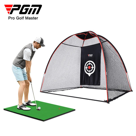 golf net cage practice outdoor backyard golf net with target