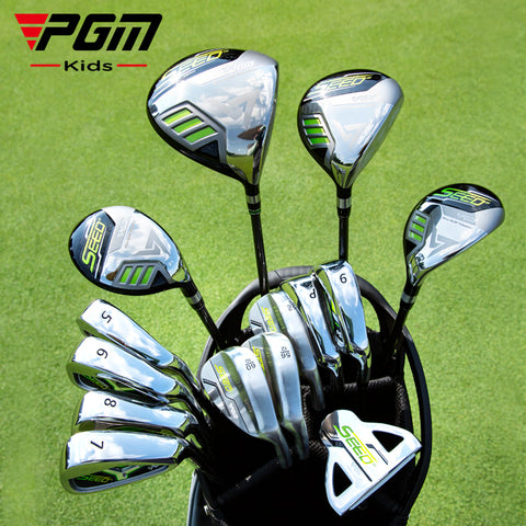 PGM JRTG013 14pcs titanium alloy kids golf clubs sets carbon fiber brand name golf clubs