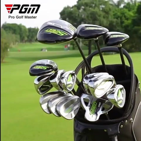 PGM JRTG013 14pcs titanium alloy kids golf clubs sets carbon fiber brand name golf clubs