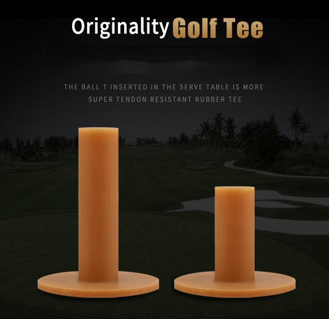 PGM 54/70mm Training Practice Tee Mat Golves Ball Hole Holders Beginner Trainer Practice Rubber Golf Tee Holder