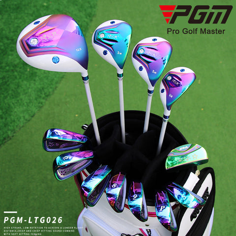 PGM NSR II Lady Golf Clubs Set Titanium Alloy Right Handed Women Professional Club 12pcs with Bag