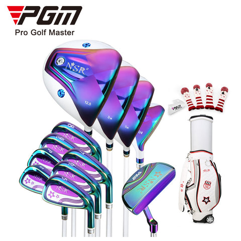 PGM NSR II Lady Golf Clubs Set Titanium Alloy Right Handed Women Professional Club 12pcs with Bag