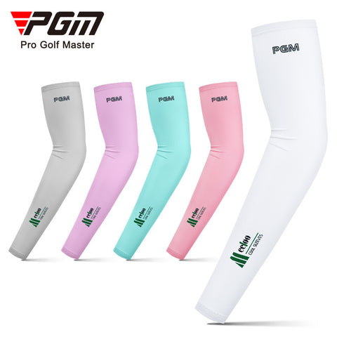 PGM 1 Pair Golf Sleeves Arm Sleeve Sunscreen UV Protection Ice Silk for Golf Ball Game Sports Hiking