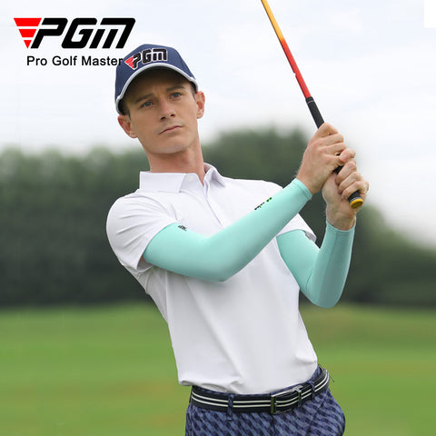 PGM 1 Pair Golf Sleeves Arm Sleeve Sunscreen UV Protection Ice Silk for Golf Ball Game Sports Hiking