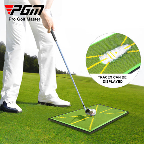 golf batting mat bead piece hitting trajectory beginner training trace detection mat swing practice