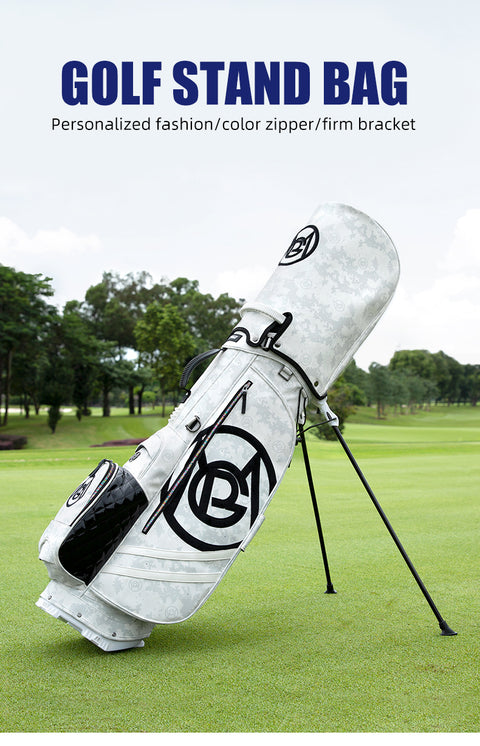 Portable Golf Bag with Stand, High-end Waterproof Fabric, Stylish Camouflage Golf Club Bag