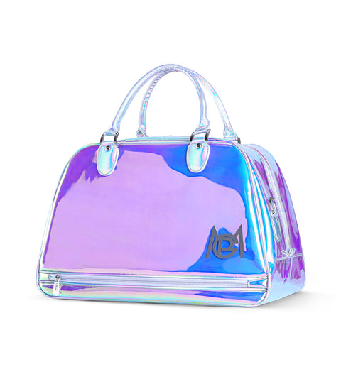 Women's Golf Apparel Bag, Colorful Lightweight Travel Tote Handbag with Separate Shoe Compartment