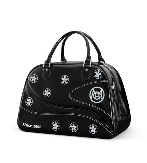Women's Golf Apparel Bag, Colorful Lightweight Travel Tote Handbag with Separate Shoe Compartment