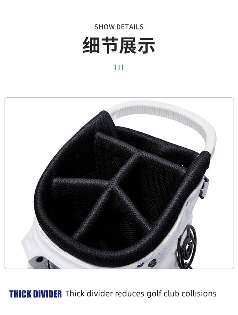 Portable Golf Bag with Stand, High-end Waterproof Fabric, Stylish Camouflage Golf Club Bag
