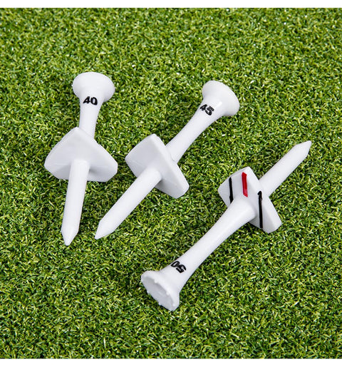 Golf Tee Set with Target Directional Pins, Ball Marker, and Tee Holde