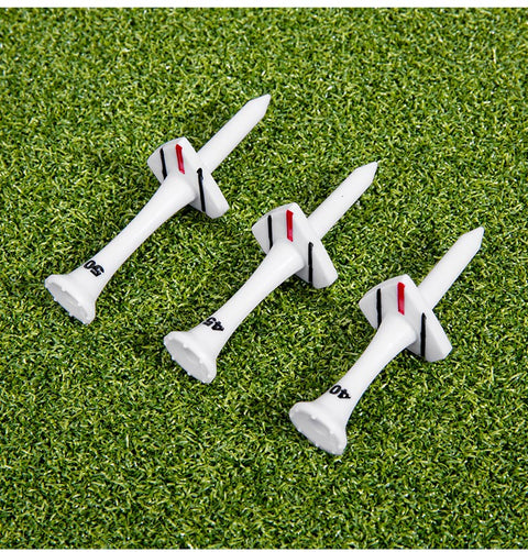 Golf Tee Set with Target Directional Pins, Ball Marker, and Tee Holde