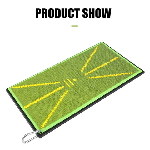 golf batting mat bead piece hitting trajectory beginner training trace detection mat swing practice
