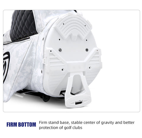 Portable Golf Bag with Stand, High-end Waterproof Fabric, Stylish Camouflage Golf Club Bag
