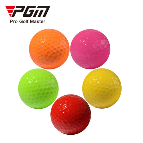 Color golf ball from manufacturer