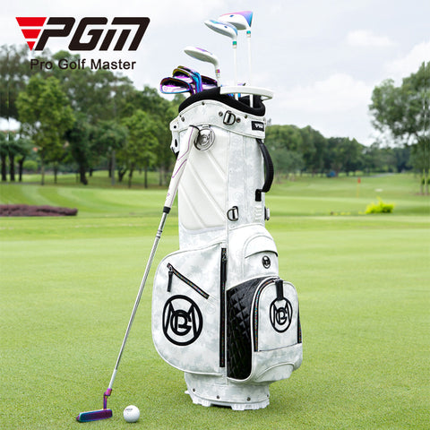 Portable Golf Bag with Stand, High-end Waterproof Fabric, Stylish Camouflage Golf Club Bag