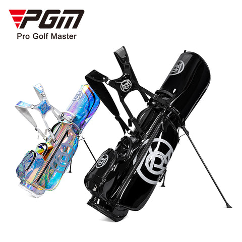 Lightweight Portable Golf Bag with Stand, Colorful Transparent Golf Club Bag
